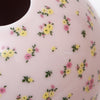 Flower print vase / PINK