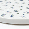 Flower print plate / WHITE