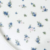 Flower print plate / WHITE